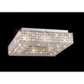 Polished Chrome/Crystal Square 8 Light Ceiling Light W659954