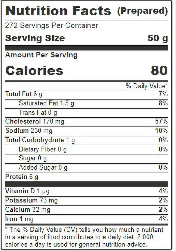 Cage Free Pre Cooked Large Curd Scrambled Egg N8708